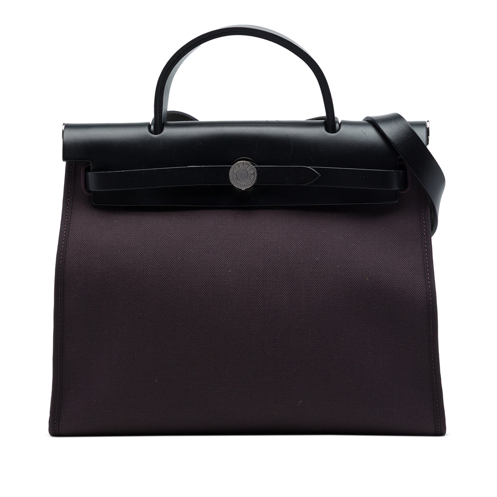 Pre-Loved Hermes Toile Herbag Zip 31